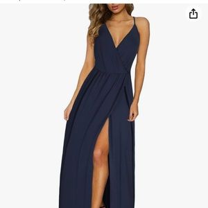 Dark blue dress